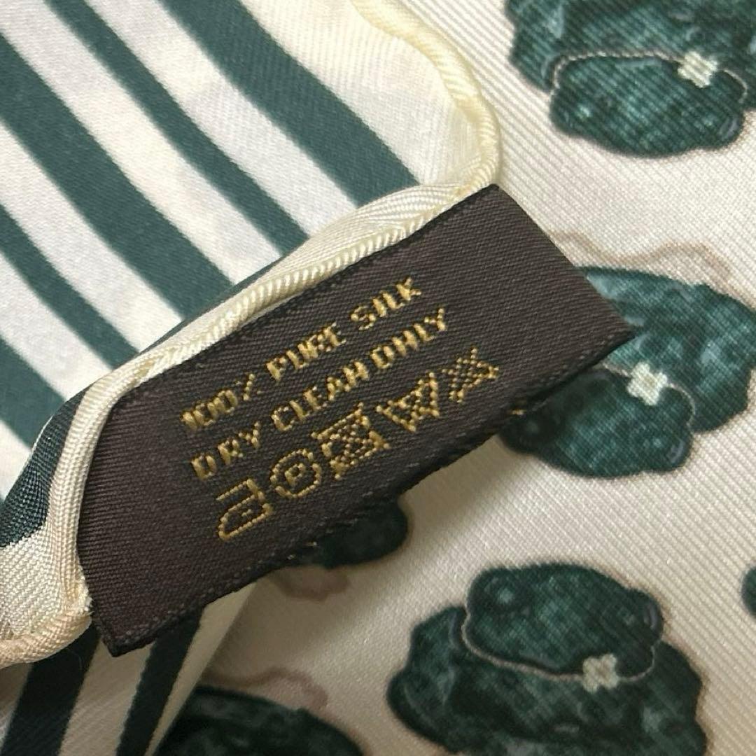 LOUIS VUITTON ルイヴィトンイタリア製シルクスカーフ廃盤未使用箱なし