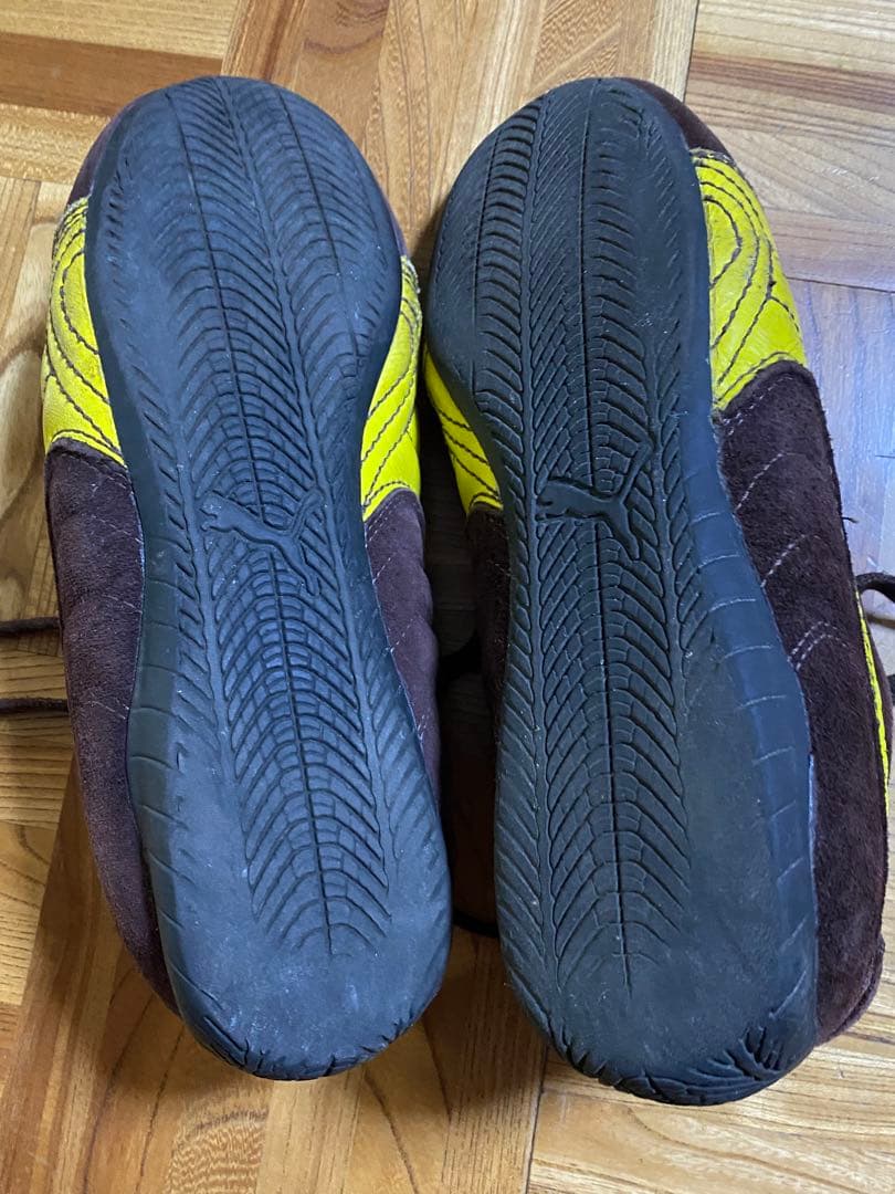 ryoo 　PUMA スピードキャット　ブラウン✖️イエロー