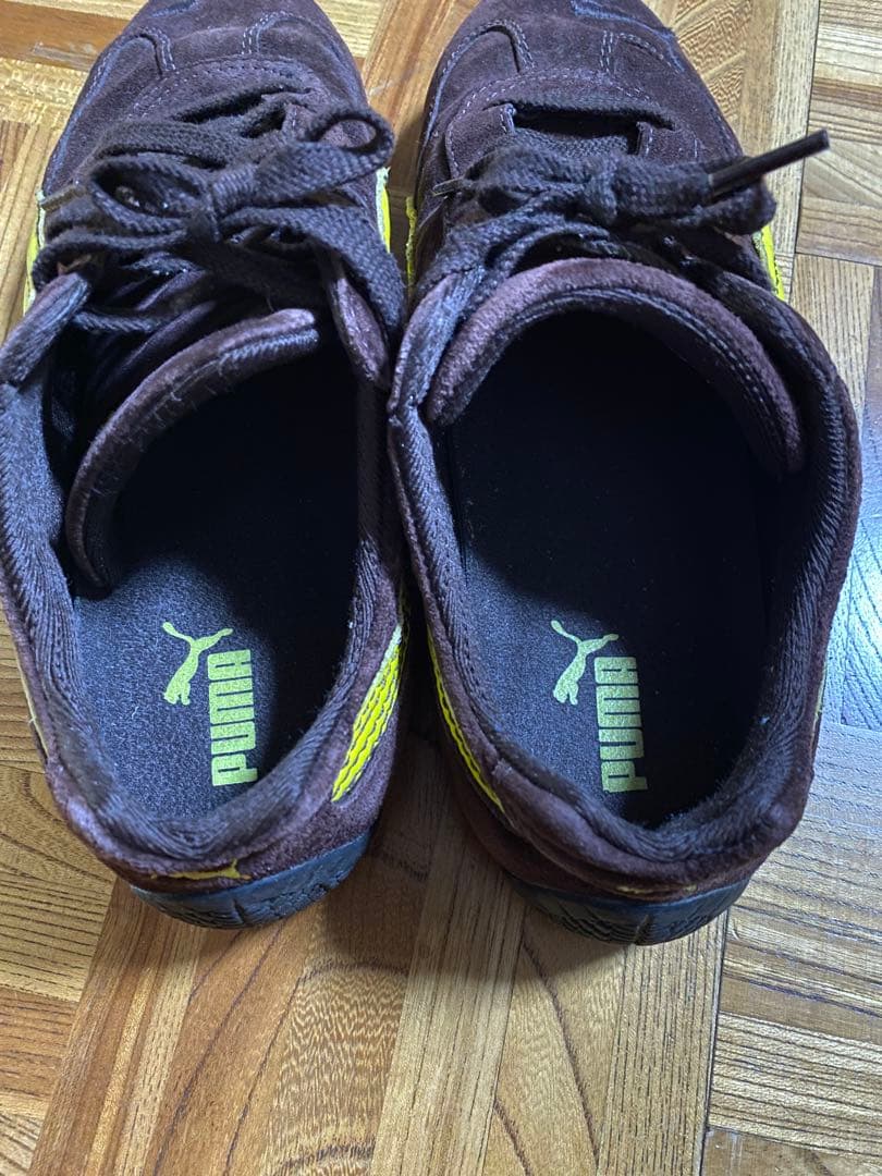 ryoo 　PUMA スピードキャット　ブラウン✖️イエロー