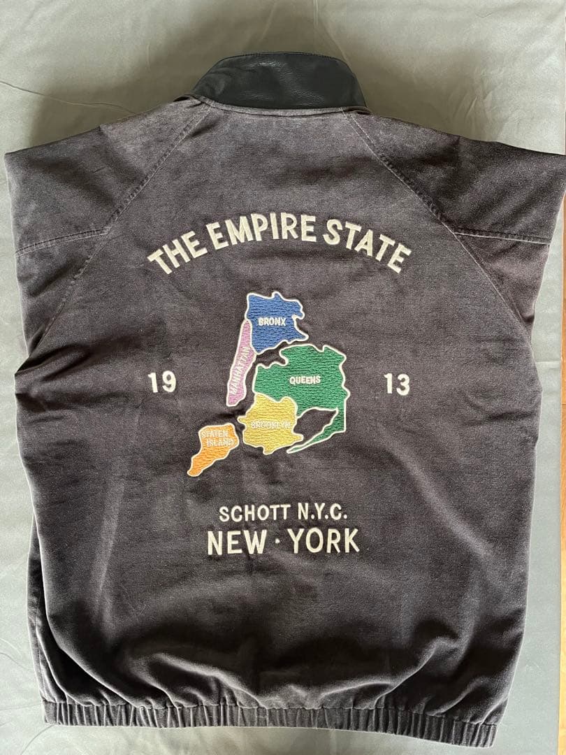 た*う様 Schott ベロアレザー　ジャケット