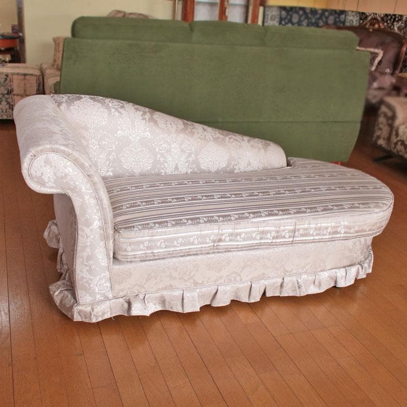 シュシュ カウチソファ ベージュ ファブリック 445-037