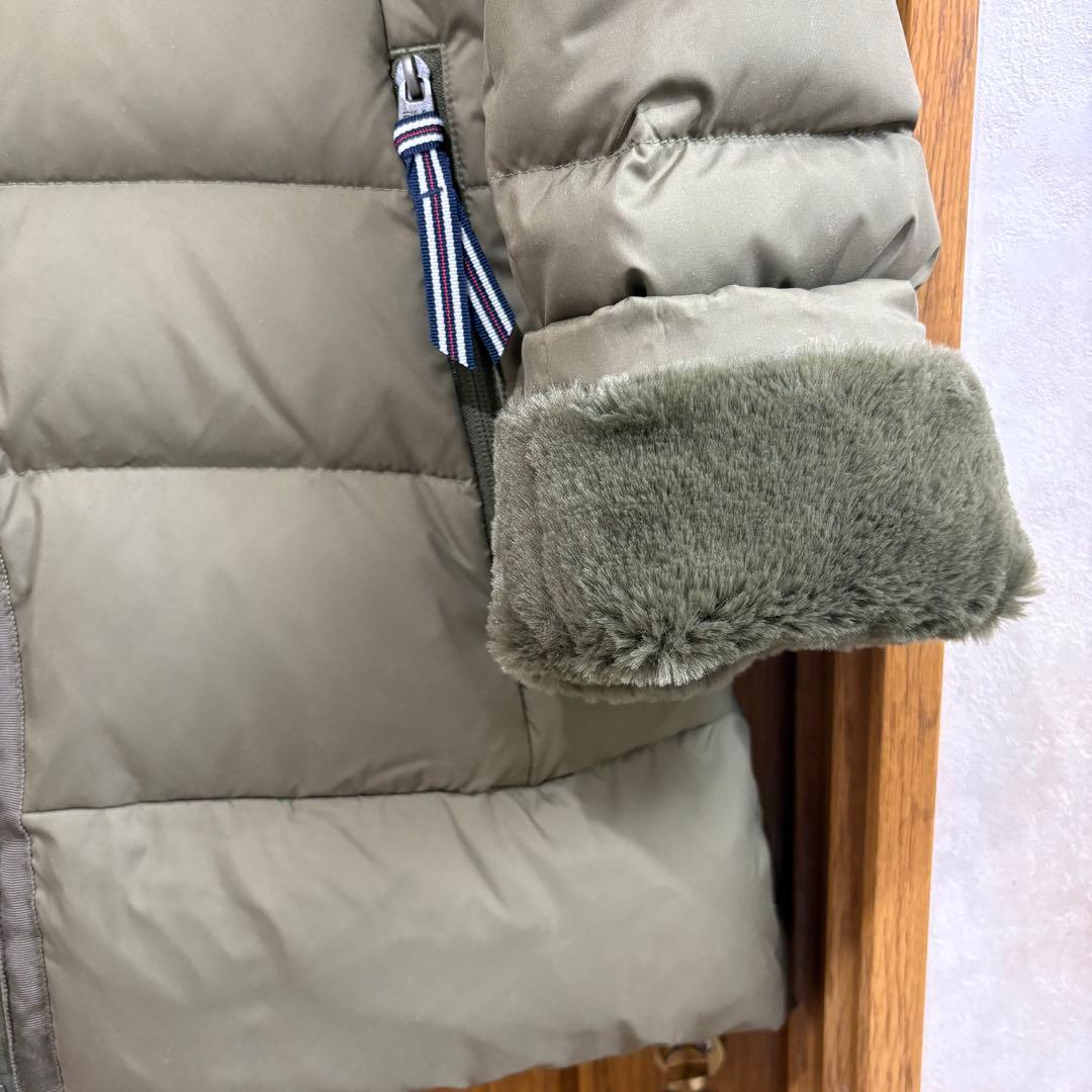 美品FILA GOLF フード取り外し可2wayダウンジャケット　カーキ　L L