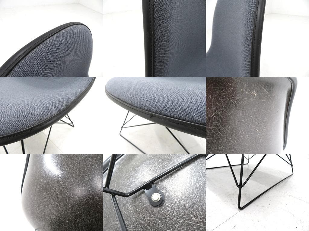 ハーマンミラー　ビンテージ　イームズ　シェルチェア　キャッツクレイドルベース
