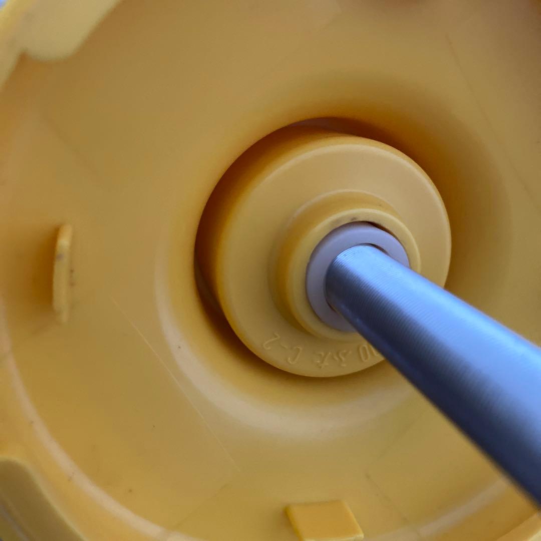 【美品当時物】タイガー 氷削り器 きょろちゃん かき氷機　イエロー　昭和レトロ