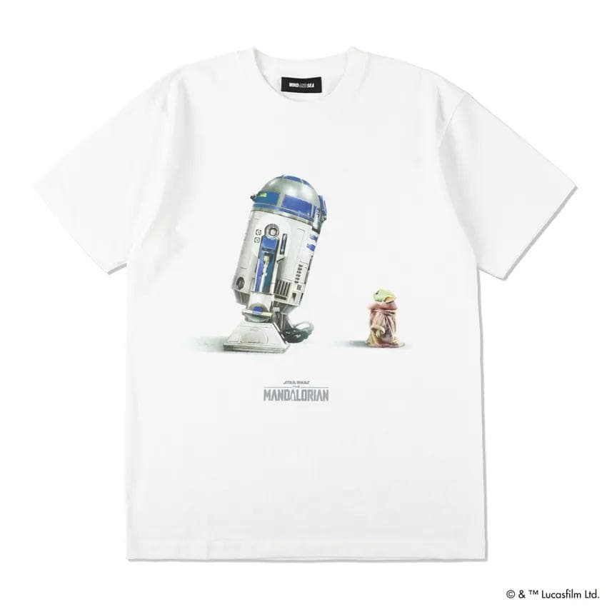 WIND AND SEA R2-D2 Tシャツ ホワイト VL