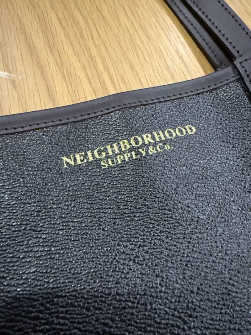 バッグ NEIGHBORHOOD 25SS COATED TOTE BAG BROWN