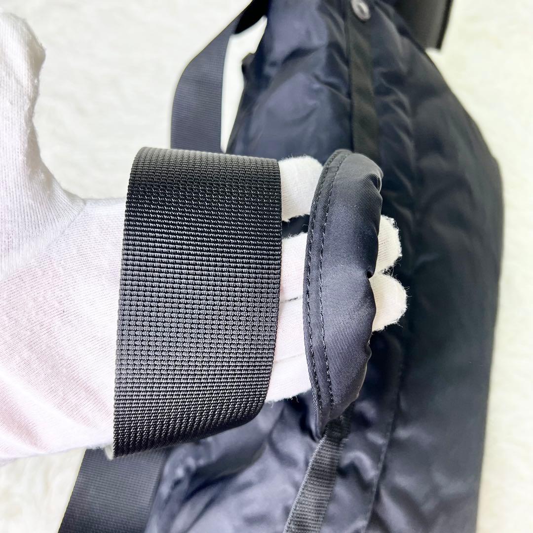 美品 PORTER × cmpd コラボ メッセンジャーバッグ 2way 黒