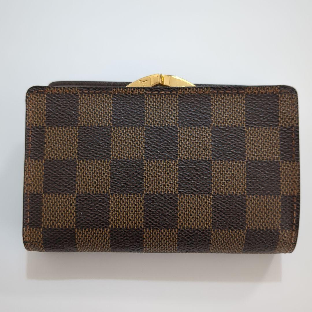 Louis Vuitton ダミエがま口　ヴィエノワ 二つ折り財布　ルイヴィトン