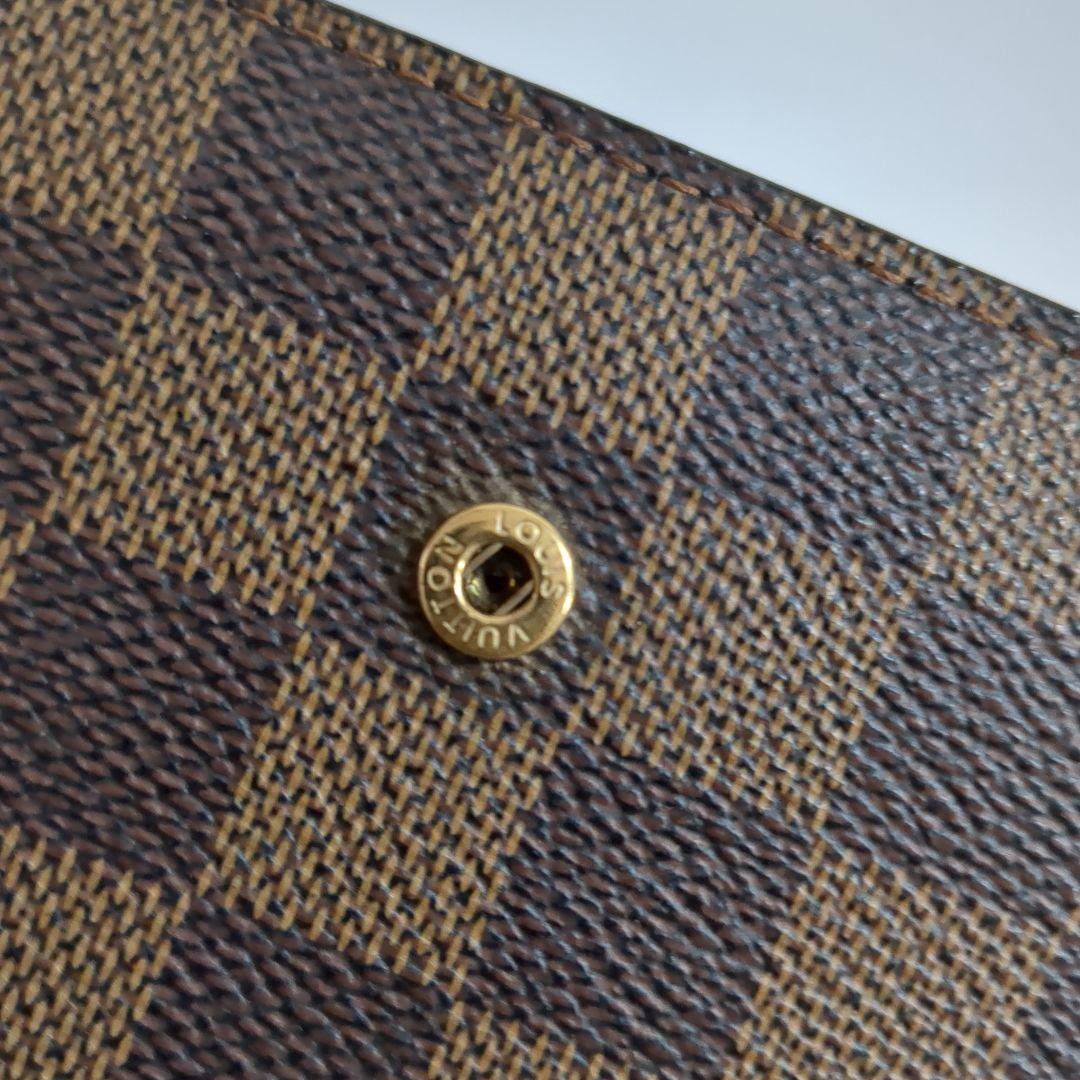 Louis Vuitton ダミエがま口　ヴィエノワ 二つ折り財布　ルイヴィトン