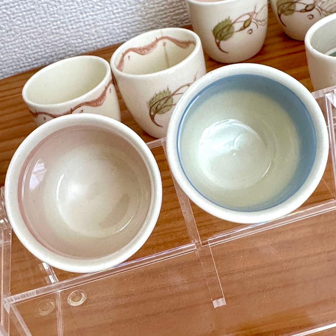 034 スージークーパー 希少パトリシアローズ エッグカップ 9種類セット