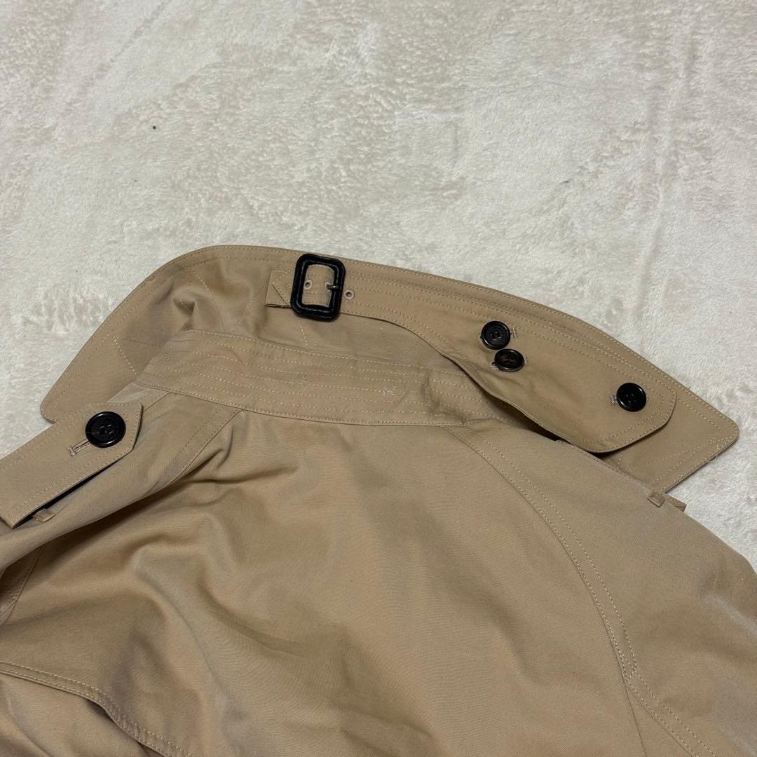 美品バーバリーロンドン　トレンチコート　ライナー付　メガチェック　44 ベージュ