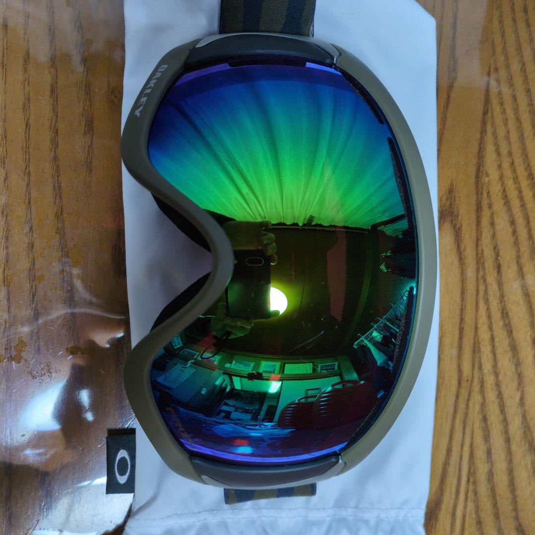 Oakley ゴーグル カモフラージュ グリーンレンズ