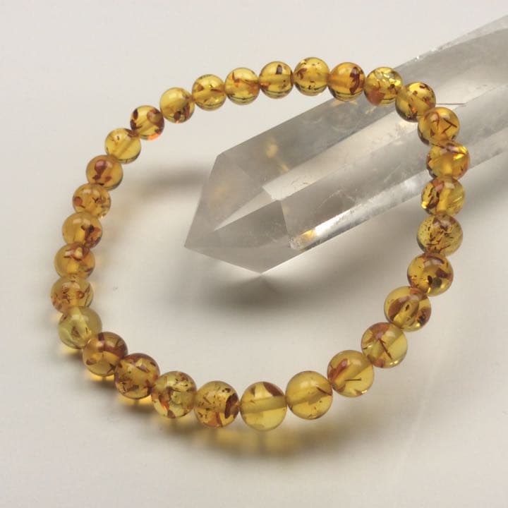 ⭐️最上級⭐️リトアニア産アンバー 6mm珠 【活性・喜び・癒し】