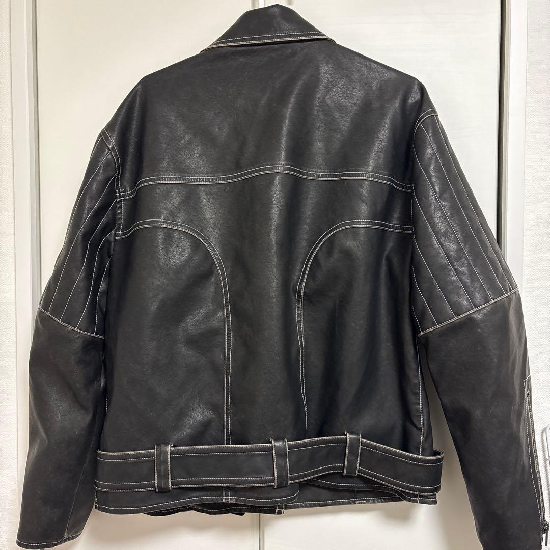 ラグアジェム　レザーライダースジャケット