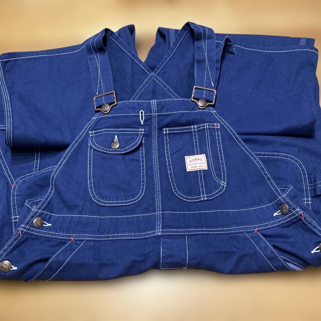 BEAMS BOY ✖️ BIG MAC 別注オーバーオール　2024 紺　美品