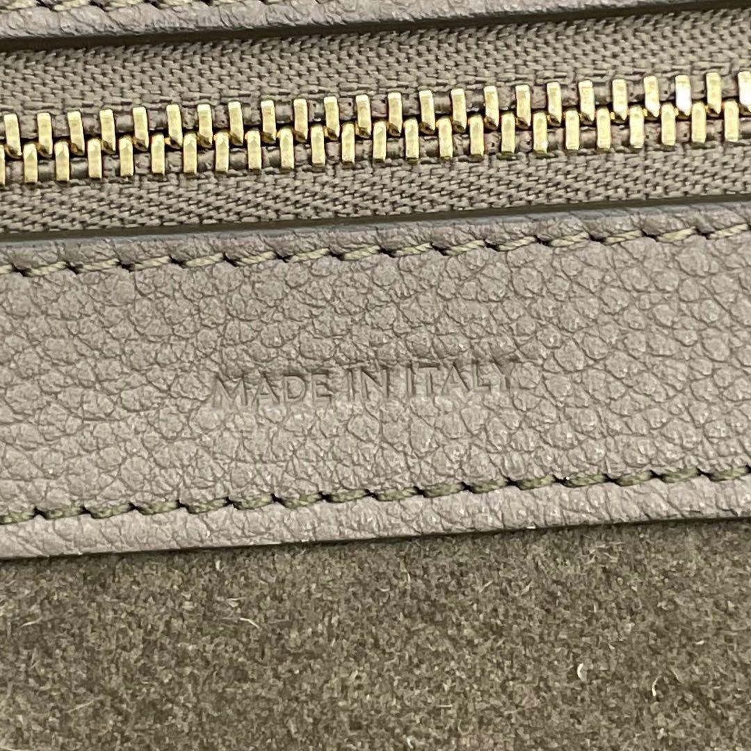 極美品　CELINE セリーヌ カバファントム トートバッグ　トープ　レザー