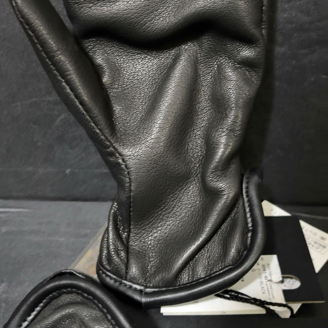 新品タグ付き FILSON ゴートレザーグローブ 手袋 フィルソン ブラック