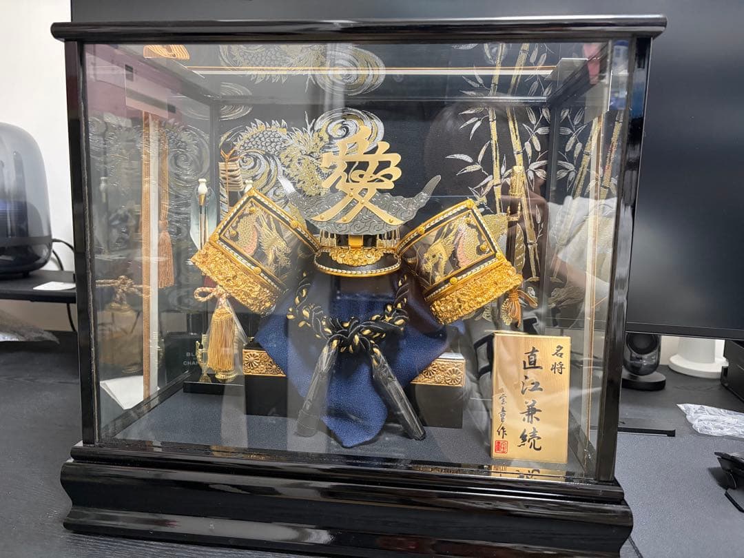 直江兼続 五月人形 兜と鎧のセット