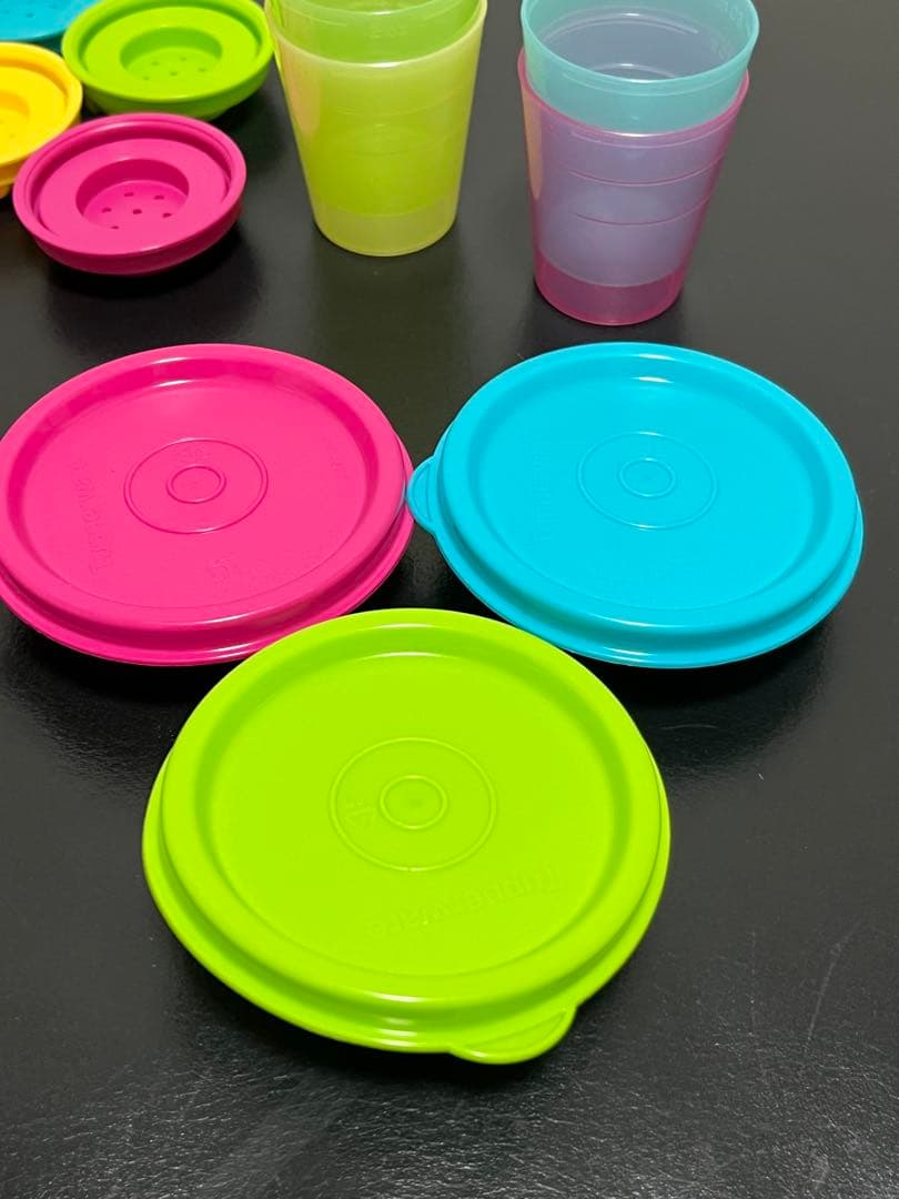 タッパーウェア　ミゼット　フラワーボウル　ソルト　ペッパー　希少