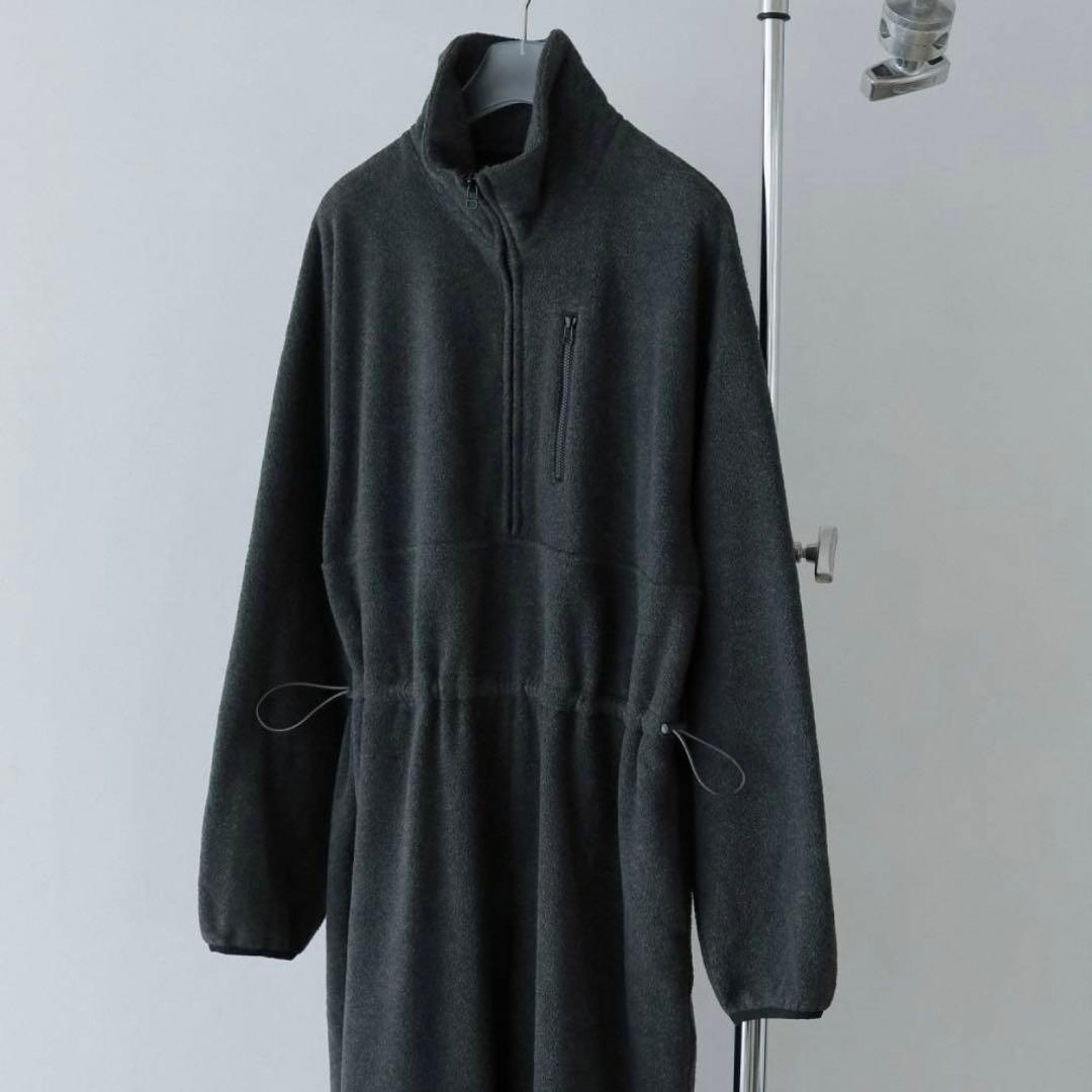 anuke Fleece Halfzip Combinaison チャコール38