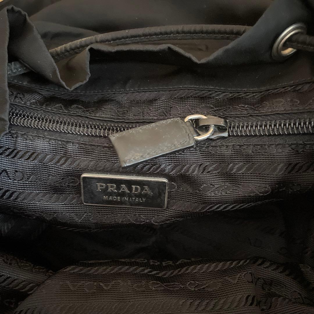 専用！美品✨プラダ ナイロンリュックサック バックパック 三角プレート ブラック
