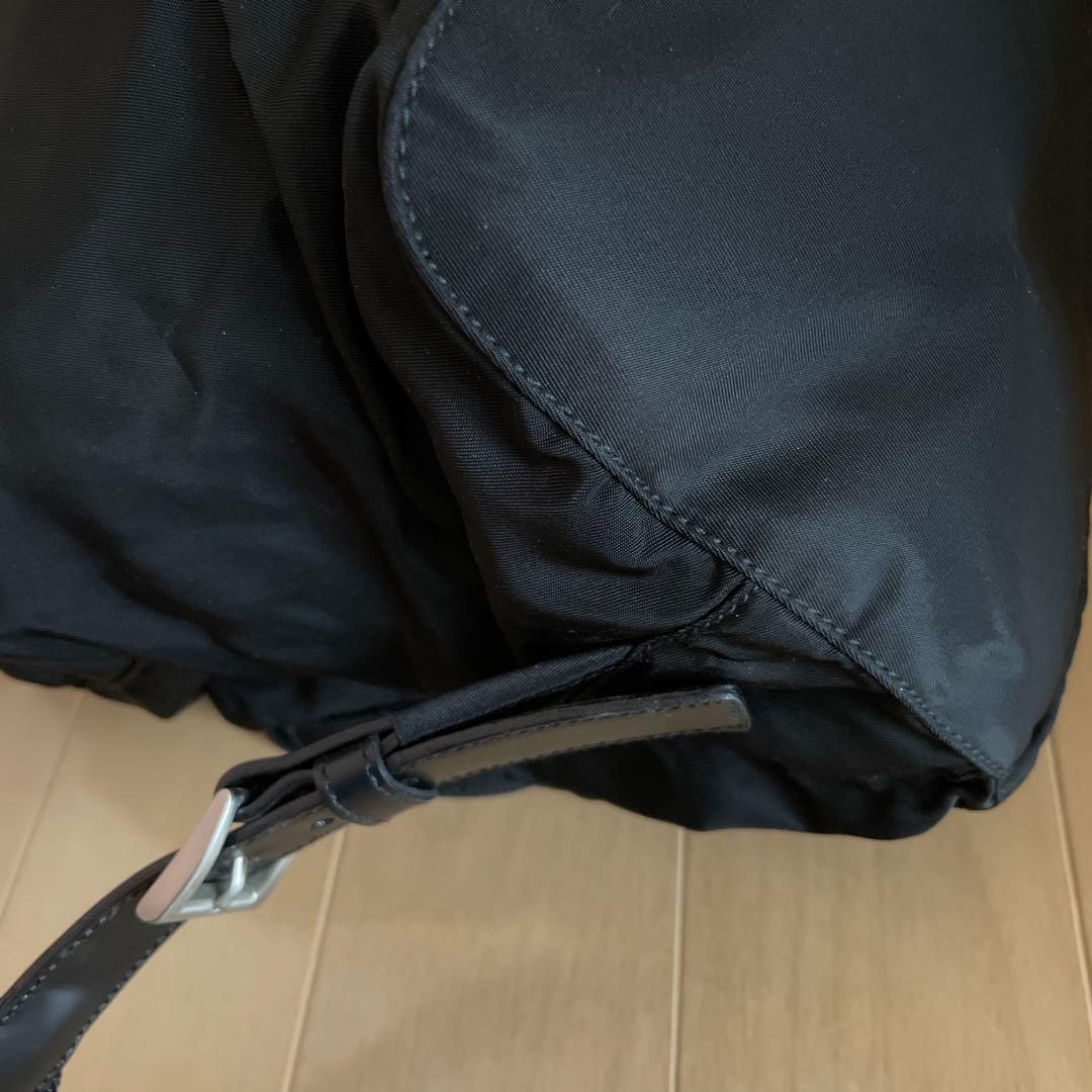 専用！美品✨プラダ ナイロンリュックサック バックパック 三角プレート ブラック