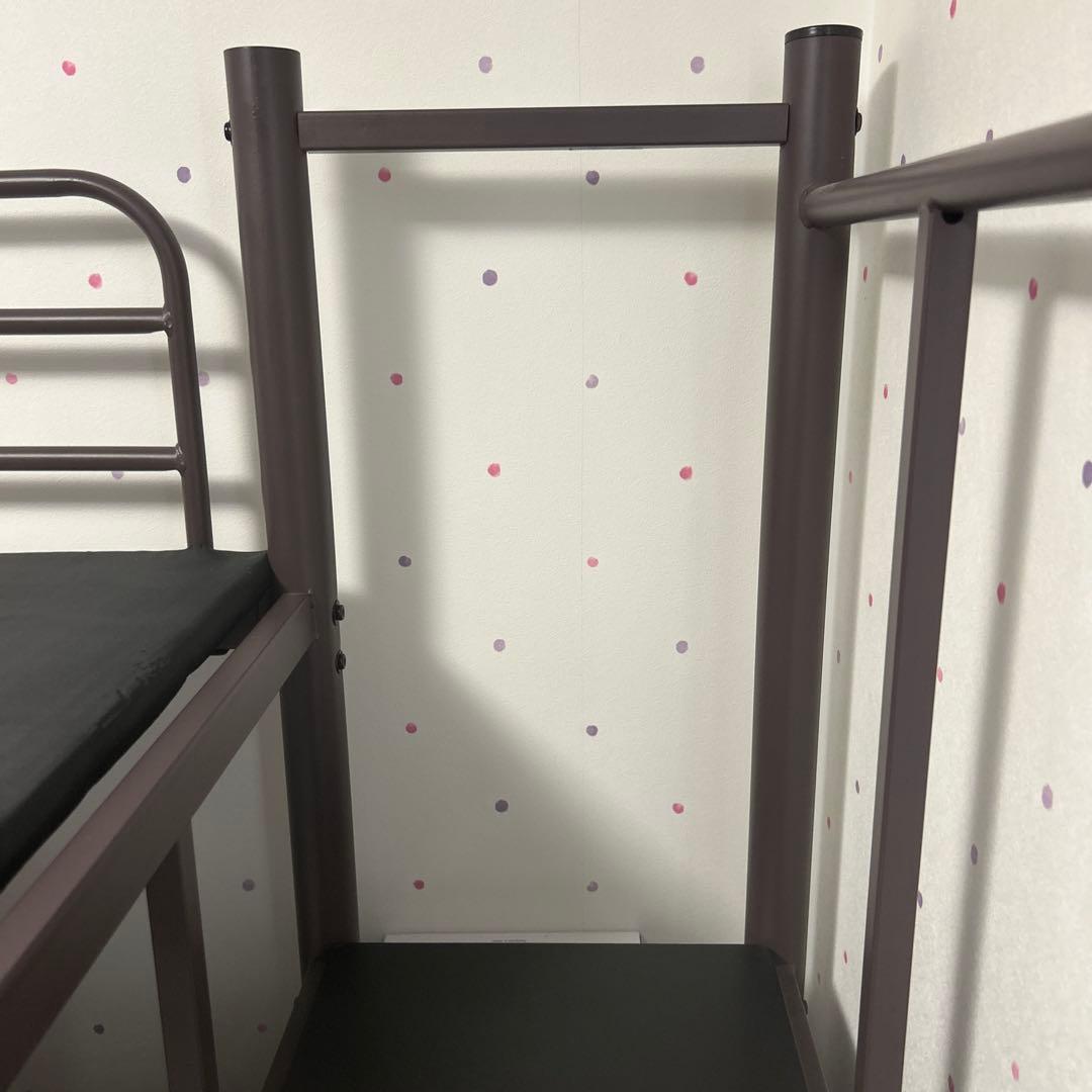 埼玉県引取限定　セミダブルサイズサイズ SDサイズ　ロフトベッド ブラック