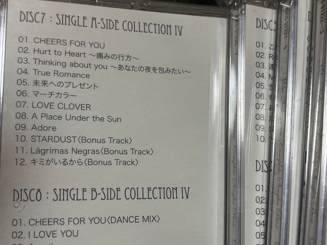 Ｓ*Ｏ様 中山美穂　Complete SINGLES BOX 初回限定生産品 C