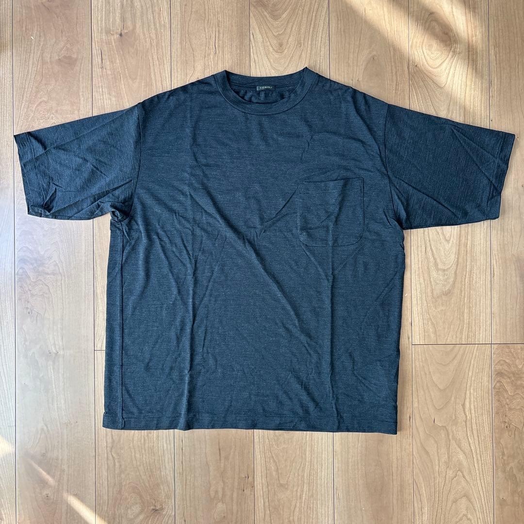 未使用　COMOLI ウール100% Tシャツ　カットソー