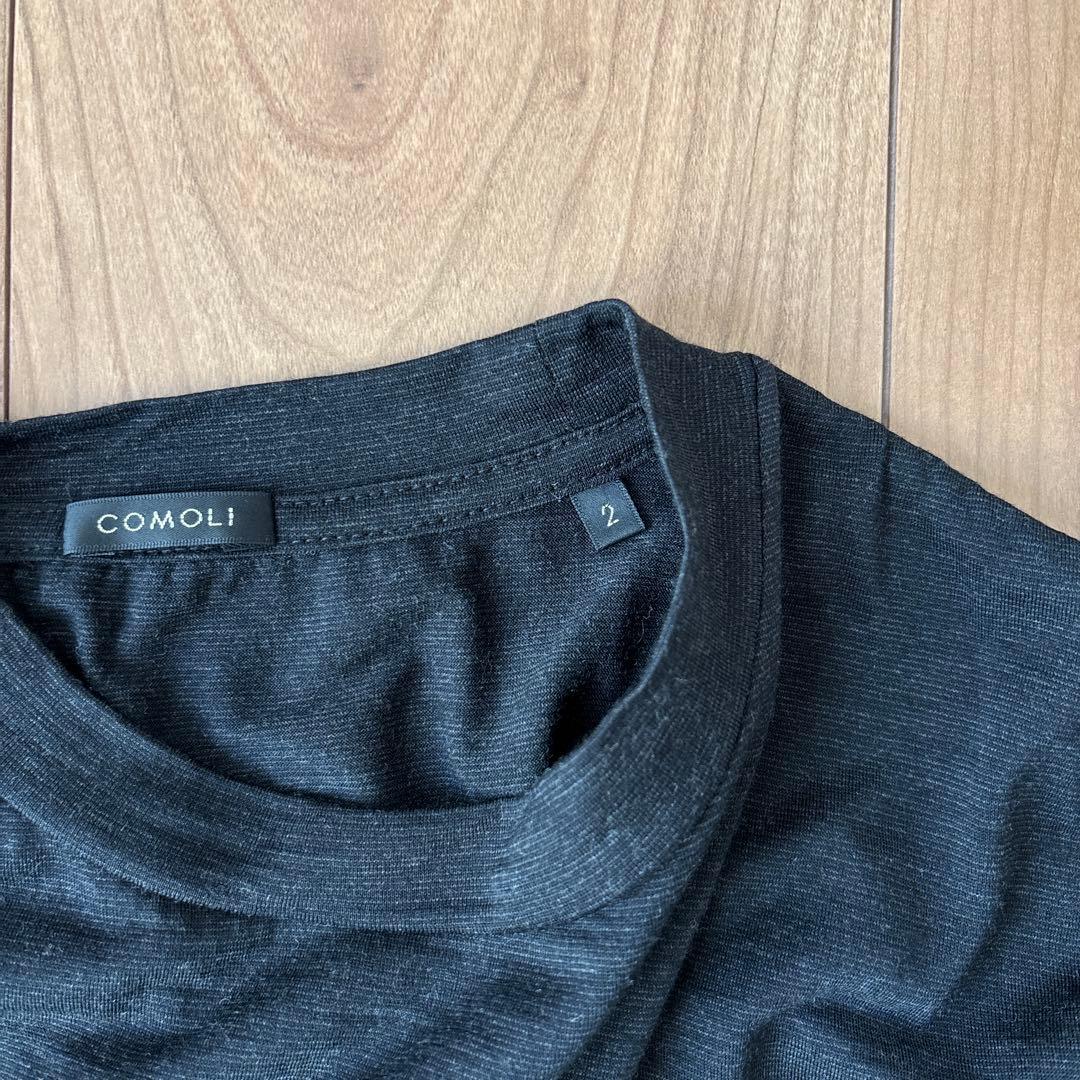未使用　COMOLI ウール100% Tシャツ　カットソー