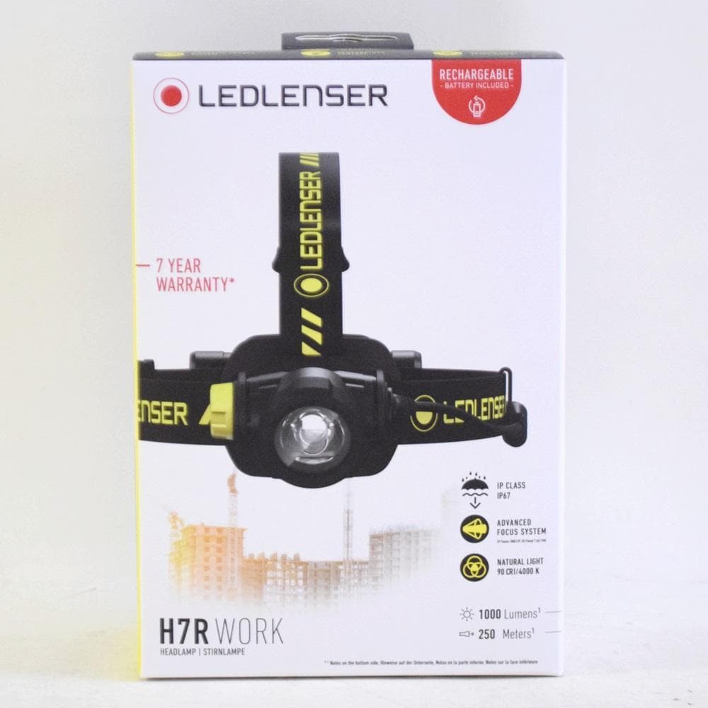 新品 LEDLENSER LEDヘッドライト H7R WORK レッドレンザー