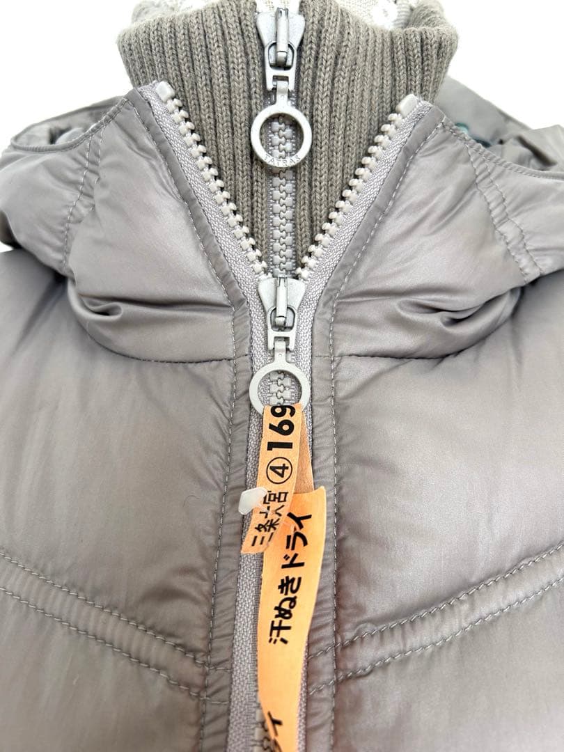 タトラス　ダウンジャケット　グレージュ　レディースXS〜Sサイズ　【難あり】