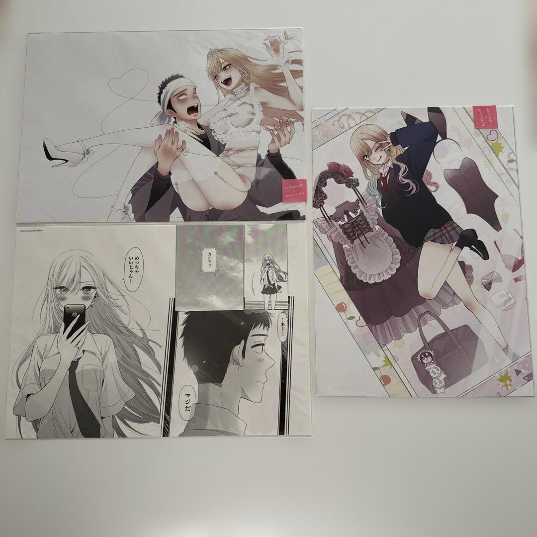 【新品】その着せ替え人形は恋をする 原画シート 3点セット 着せ恋展 複製原画