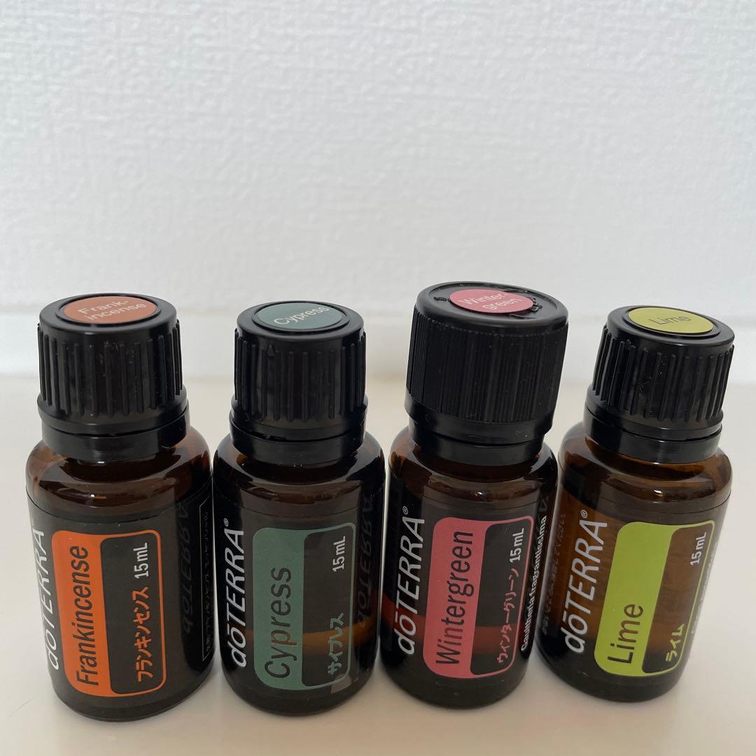 【新品】フランキンセンス、サイプレス、ウィンターグリーン、ライム
