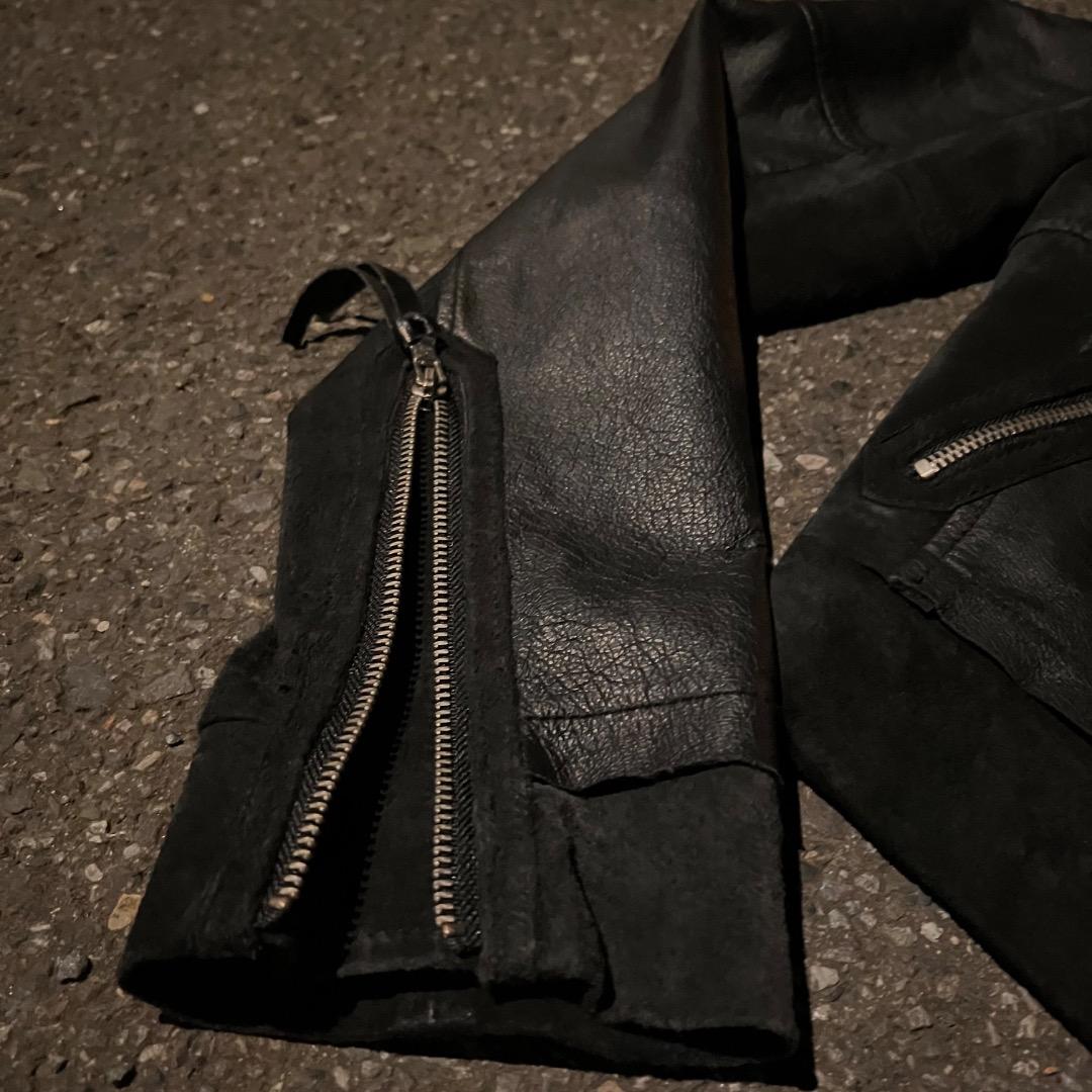 ジャケット・アウター 00s archive gimmick leather jacket y2k