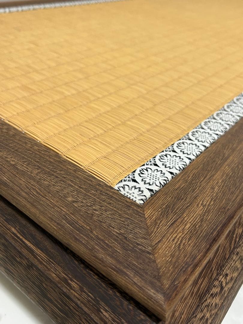 超美品　特大　お雛様　親王飾り用　総焼桐　①屏風金箔15号②飾台(竜鬢畳)40号