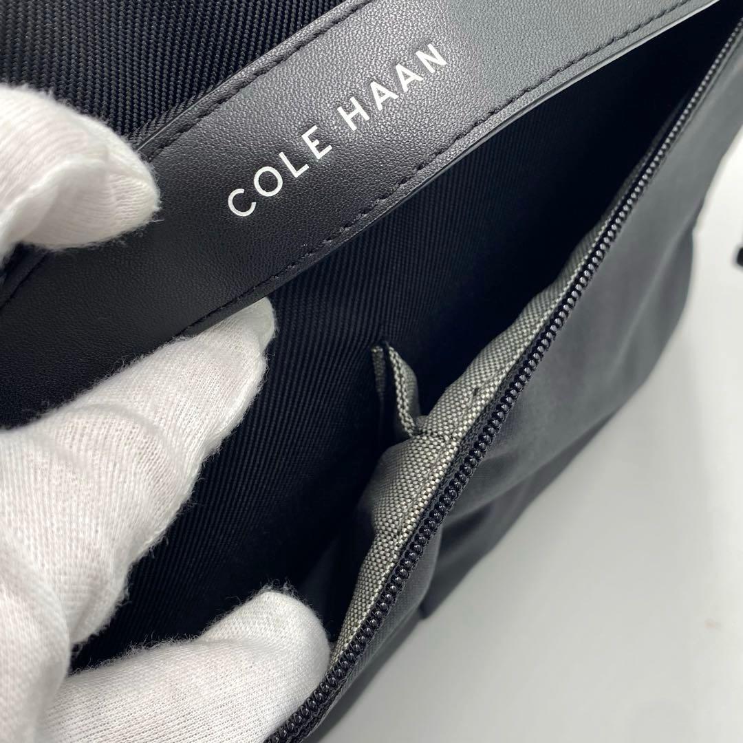 COLE HAAN モダン トートバッグ 2way 肩掛け mens. 黒