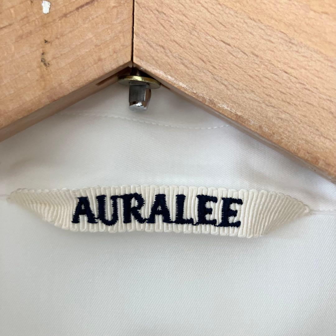 トップス AURALEE WASHED FINX TWILL BIG SHIRTS/4