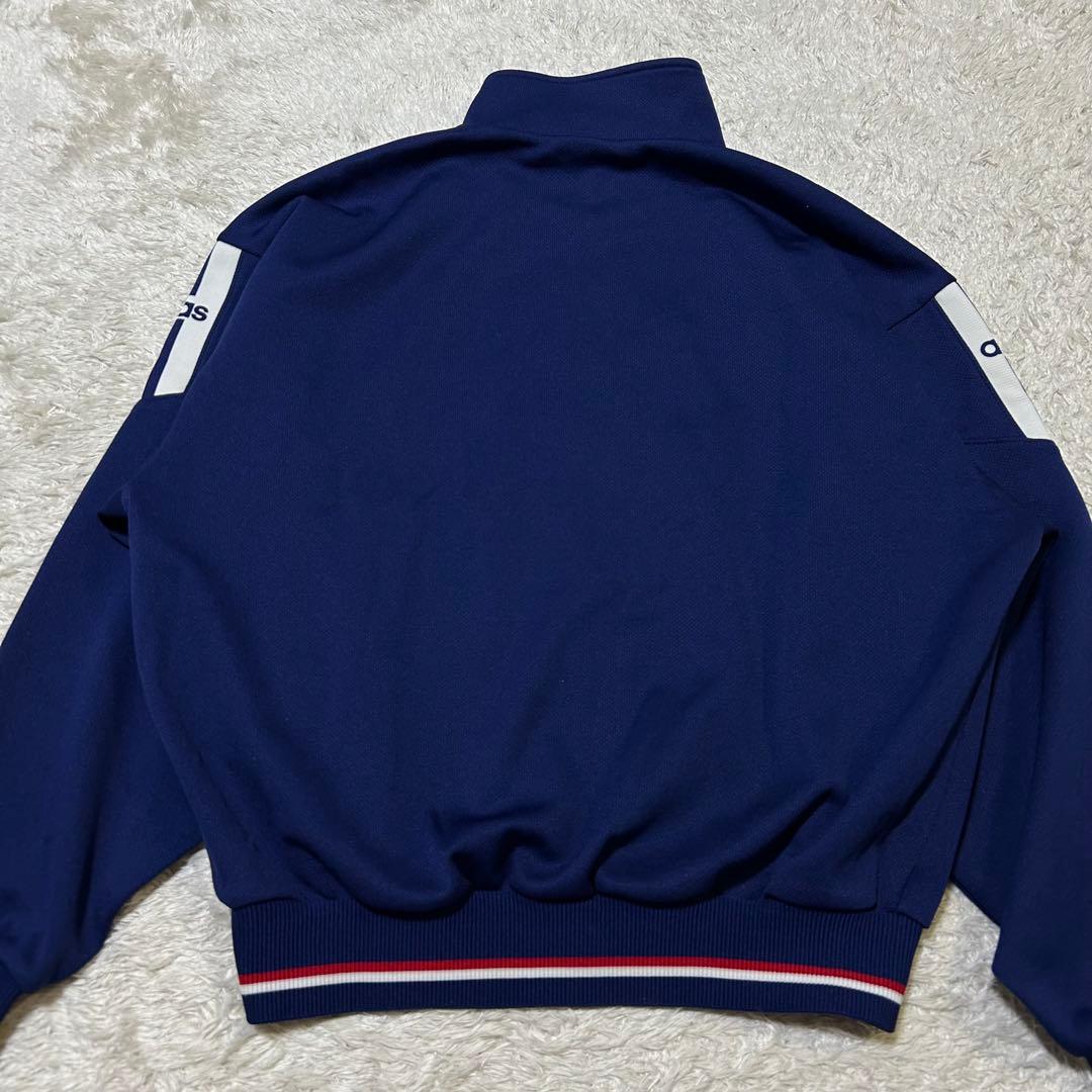 adidas アディダス トラックジャケット　刺繍ロゴ デサント社製