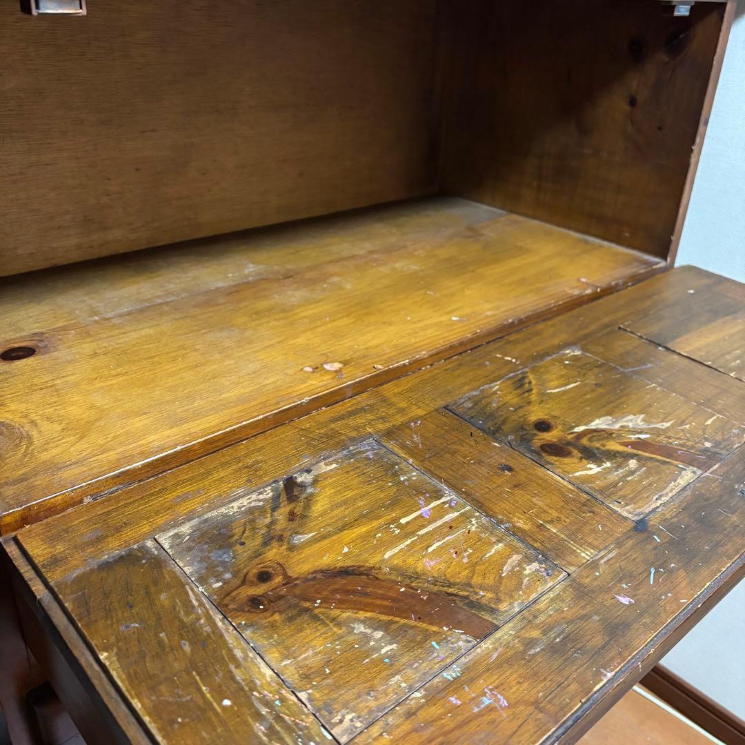 バレンシア ライティングビューロー イタリア製 アンティーク 引き出し 収納