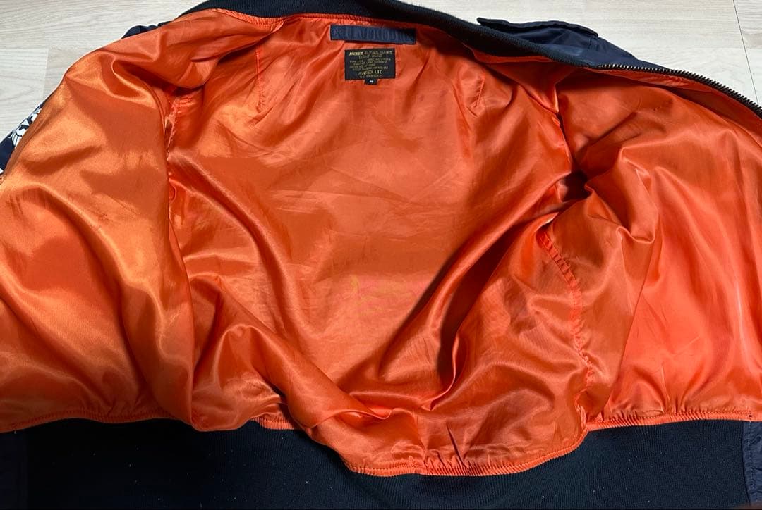 AVIREX MA-1 L2-Aフライトジャケット M ネイビー