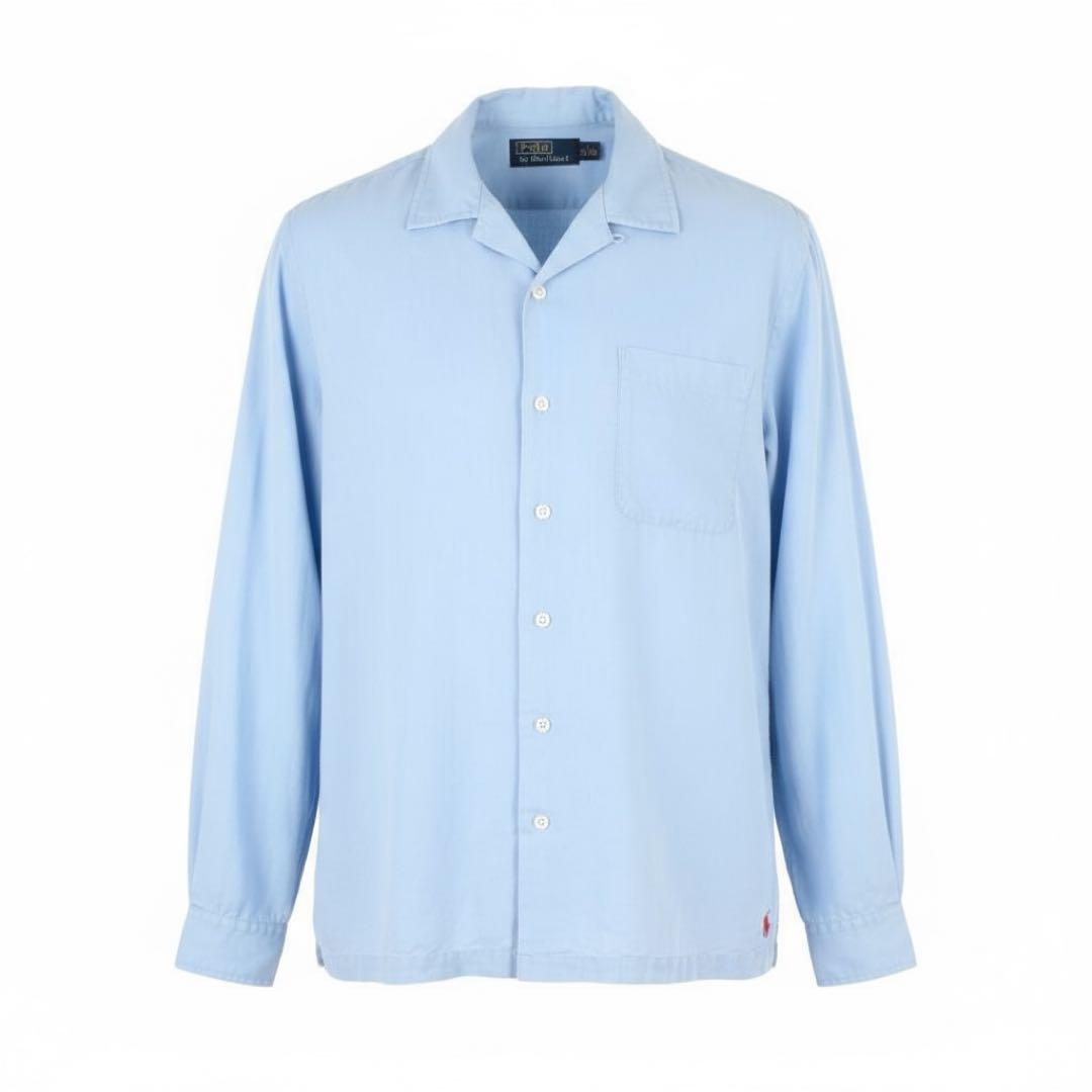 Mサイズ！ 90s Polo Ralph Lauren Shirt ブルー