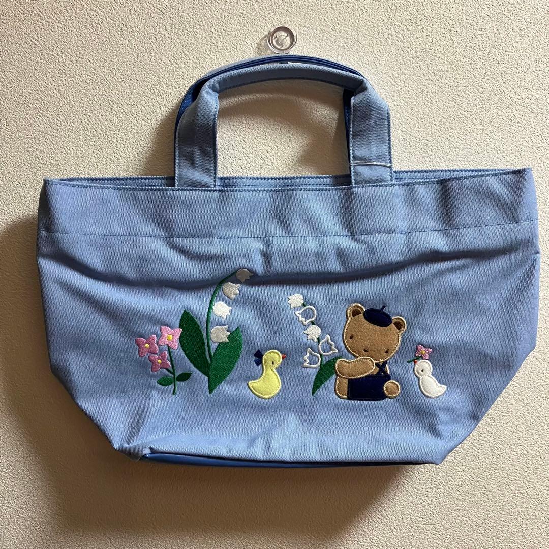 familiar 青色 バッグ 新品未使用