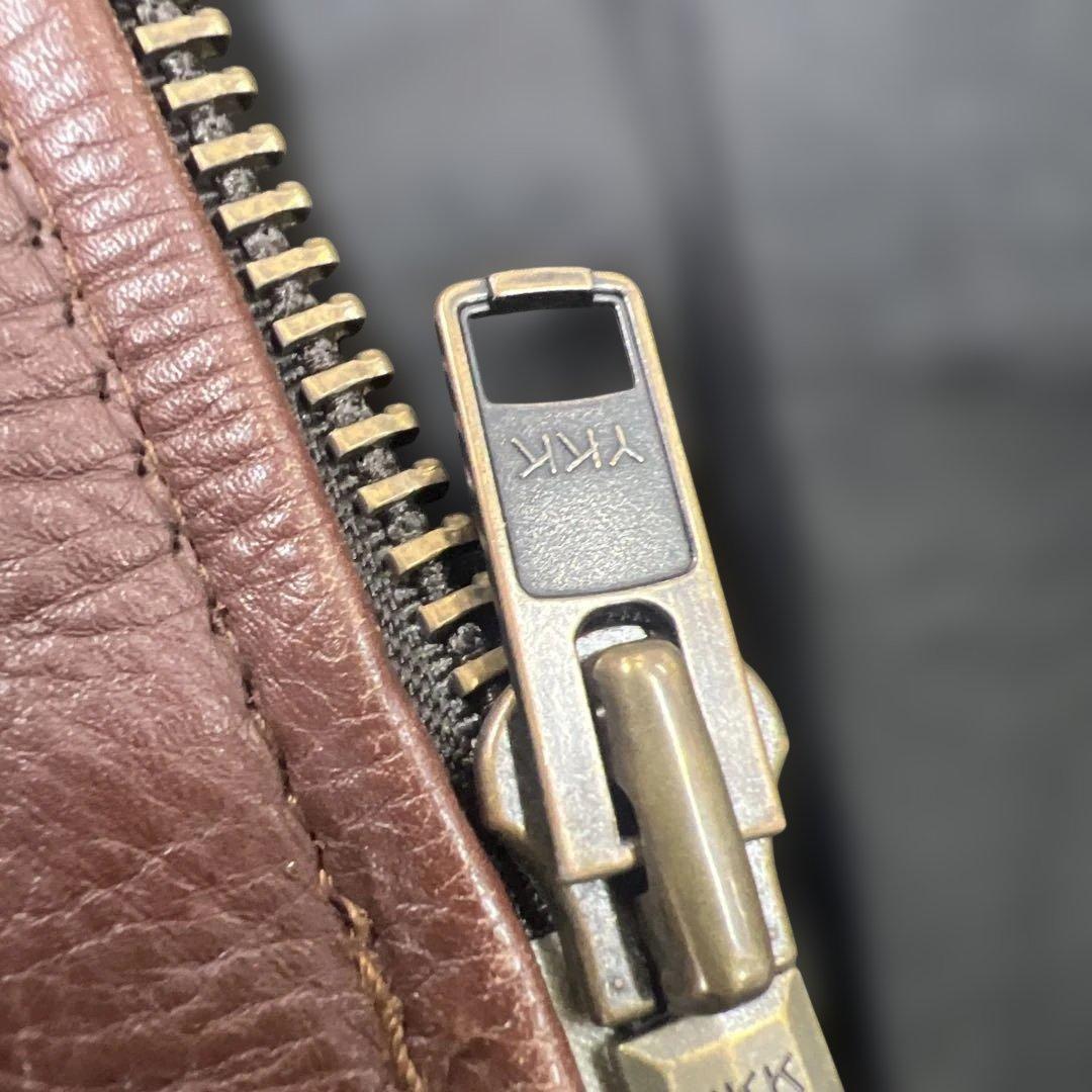 ジ*ン様 ヴィンテージVANSON ブラウンレザーライダージャケット