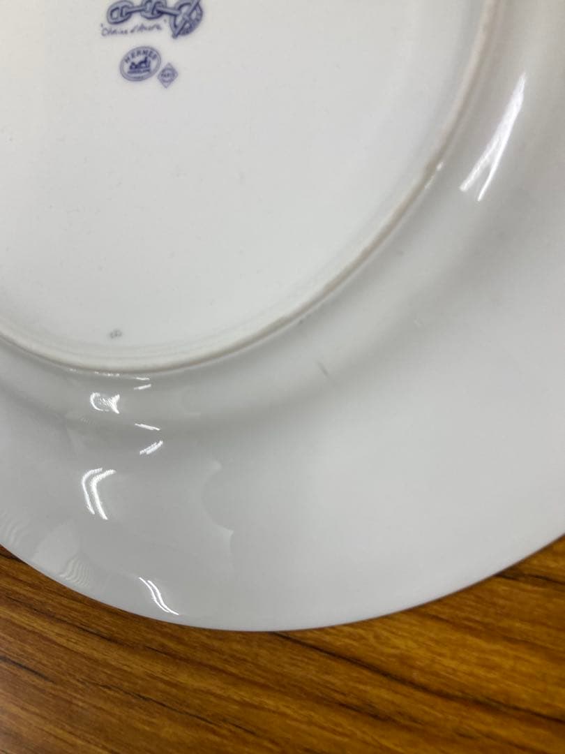 HERMES エルメス シェーヌダンクル プレート 27.5cm