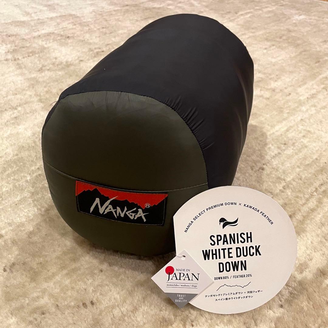 NANGA シュラフ 500STD カーキ色