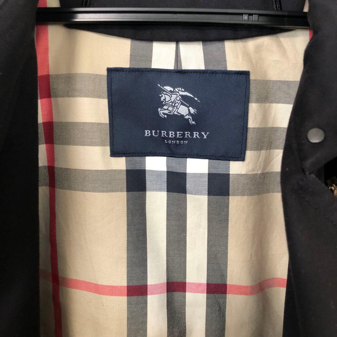 【状態良】BURBERRY LONDONトレンチコート/L/コットン/BLK