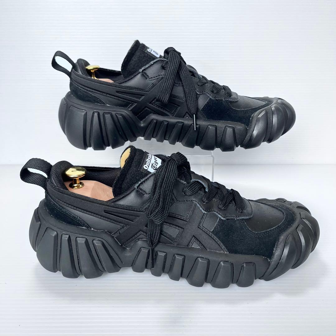 極美品✨ オニツカタイガー デンティグレ LS オールブラック 28cm