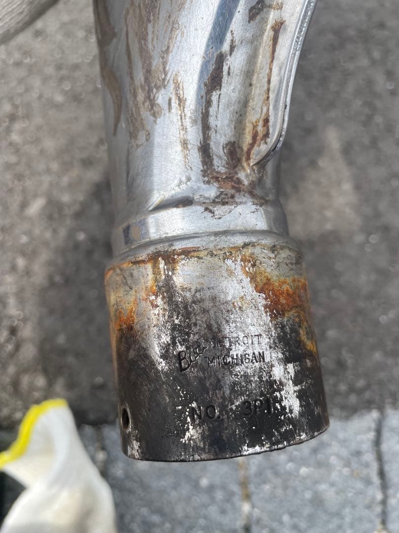 ビンテージハーレー　BUCO フィッシュテールチップ　フィッシュテールマフラー