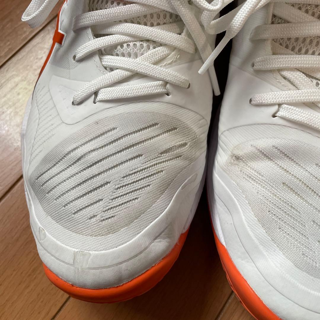 ASICS バレーボールシューズ ホワイト/オレンジ